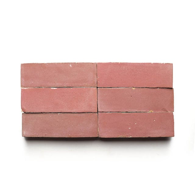 Pietro Pink 2x6 - Featured products Zellige Tile Product list