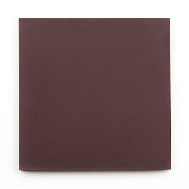 Aubergine 8x8 - Featured products Cement Tile: Square Solid Product list